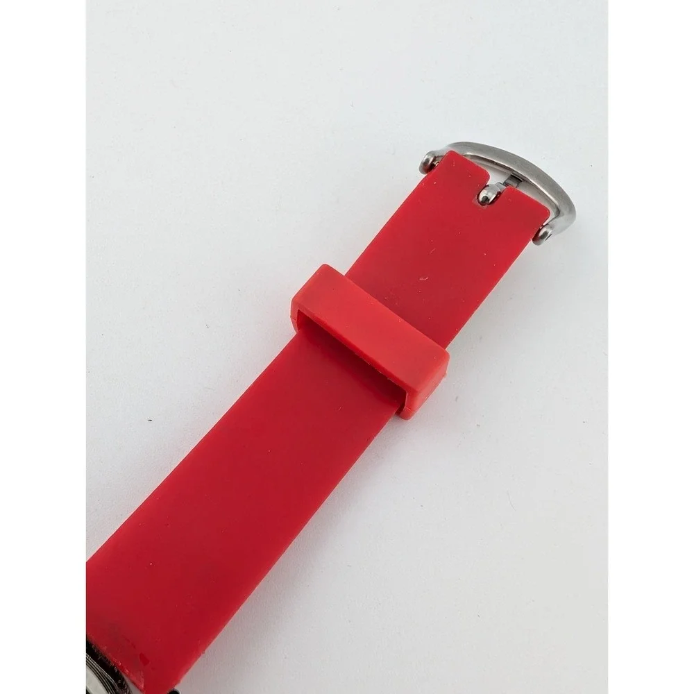 Eikon Dinosaur Kids Watch Rotating Dinosaur Red Silicone Band- New Battery‎
